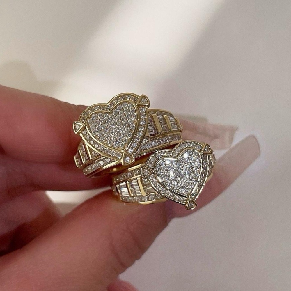 Heart ring size 9